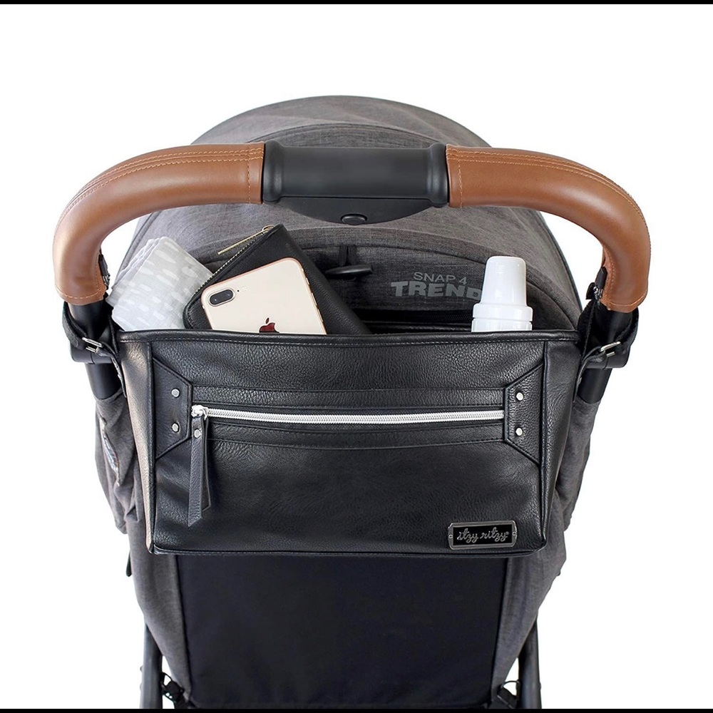 Itty ritzy black stroller caddy